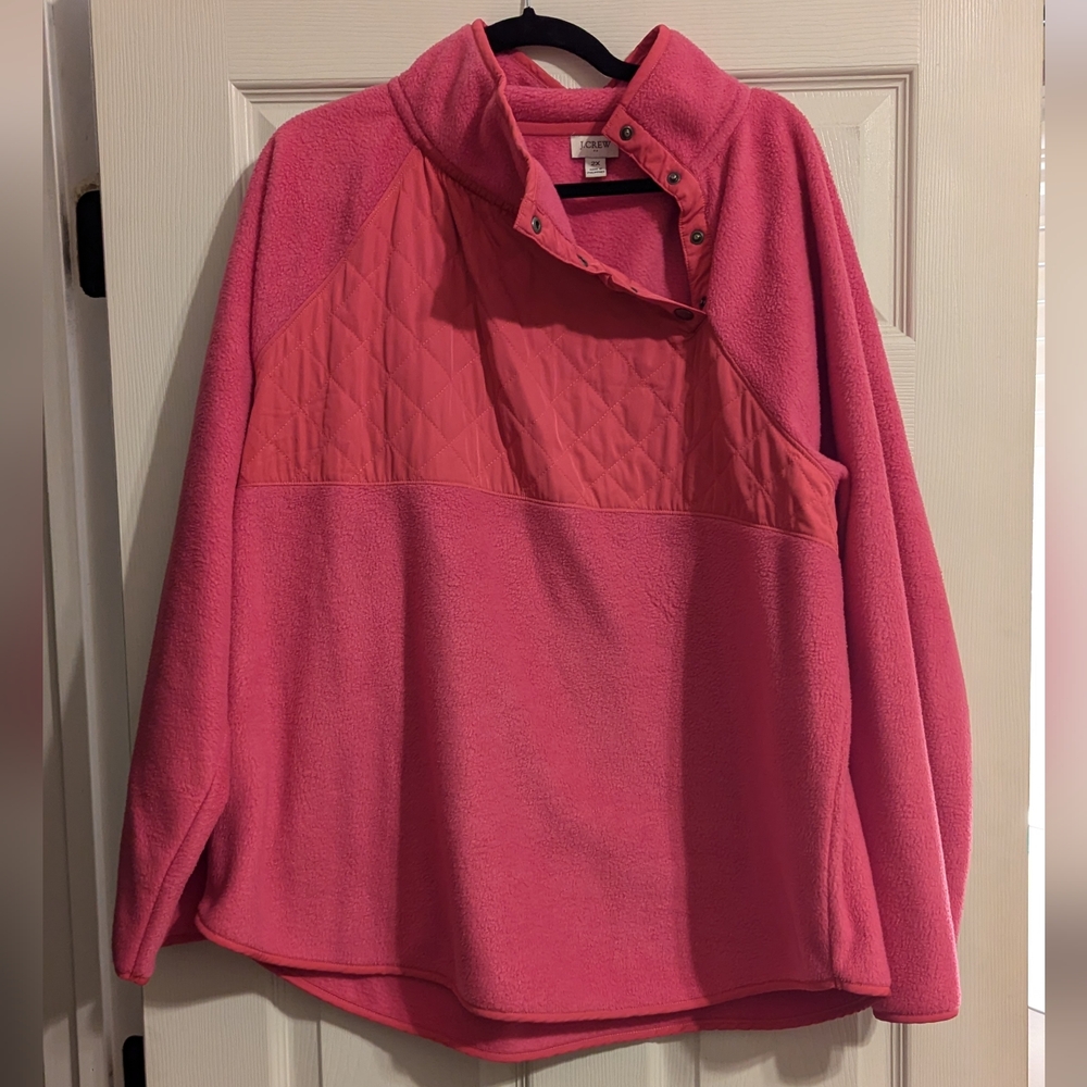 JCrew Hot Pink Fleece size 2x
